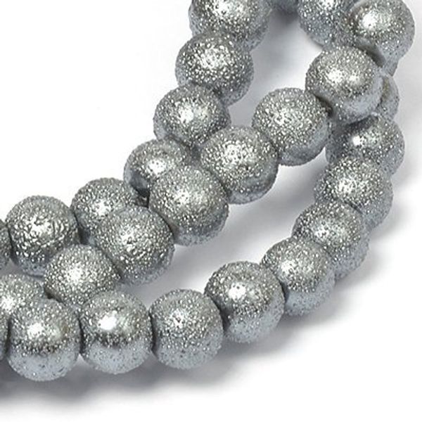 Бусины стекло ⌀10 мм, in ⌀1 мм, цв. 36 т.синий, 84 см (≈90±3 бусины), Tesoro