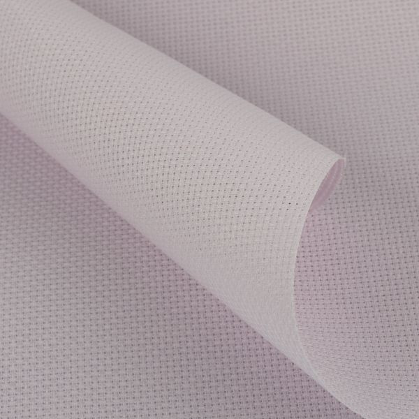 Канва Aida 14 ct, 150х100 см, 100% хлопок, св-сиреневый, Gamma K04