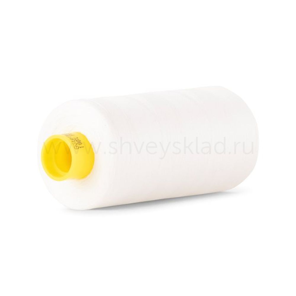 Нитка универсальная Gutermann Mara 120/2, 1000 м, 700207, 111 айвори, 1 катушка