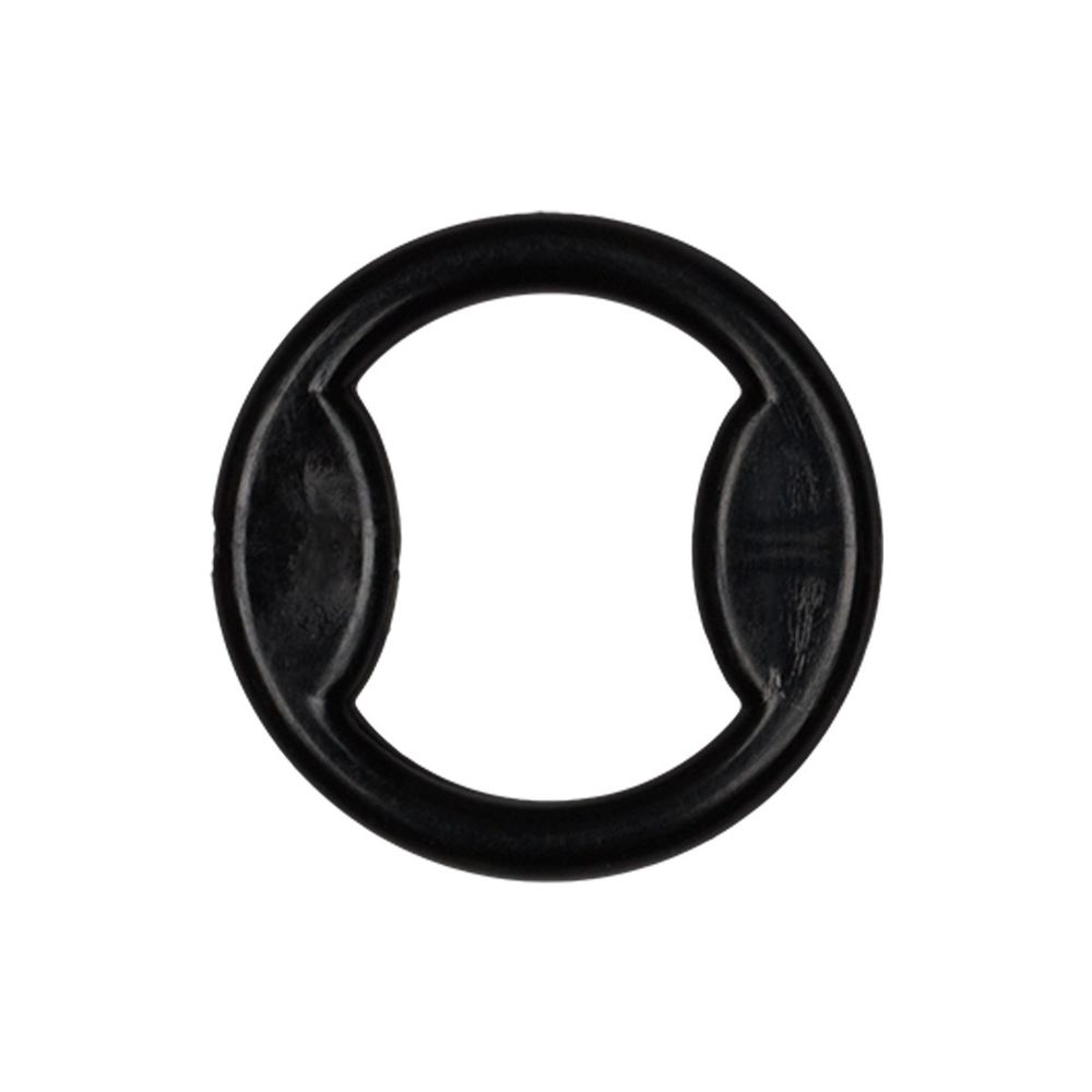 Кольцо для бюстгальтера пластик ⌀13 мм, 100 шт, черный, Blitz CP02-13