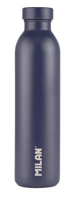 Бутылка металлическая для напитков 591 мл, голубой, Milan 643020B