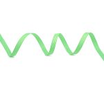 Лента репсовая (в рубчик) 6.0 мм, 085 яркий салат, уп.18,28 м