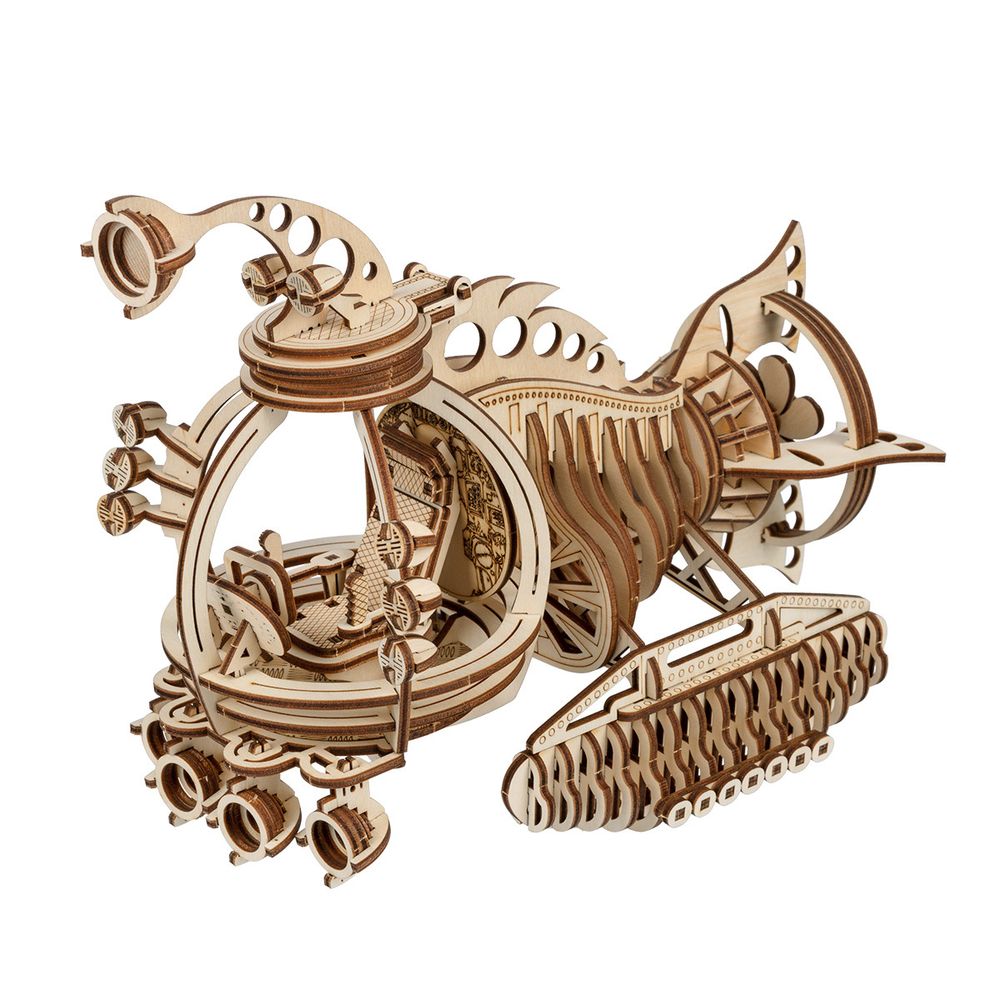 Пазл объемный 3D, 224 элемента, Серия Механика, Батискаф, Rezark ST0511