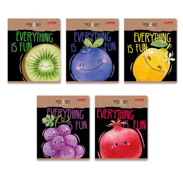 Тетрадь ученическая общая, A5+ 48 л. на скобе 65 г/м², белизна 100%, 10 шт, клетка в термоусадочной пленке, 000748 Самый вкусный, Светоч 48ТЕТк-001