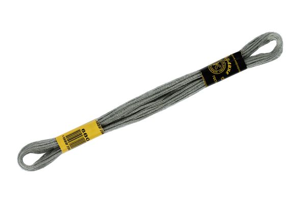 Мулине ПНК им.Кирова цв.6804 серый, Россия, 24 мотка по 8 метров