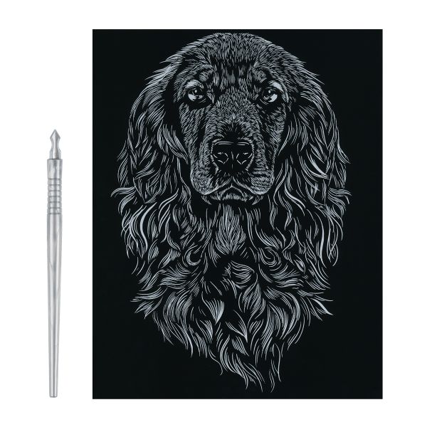 Набор для творчества Гравюра №65 Кокер-спаниель, 20х25.5 см, Hobbius SGHK
