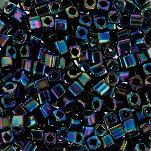 Бисер Toho Cube 2 (1.5 мм), 25 г (5х5 г), 0086 т.фиолетовый