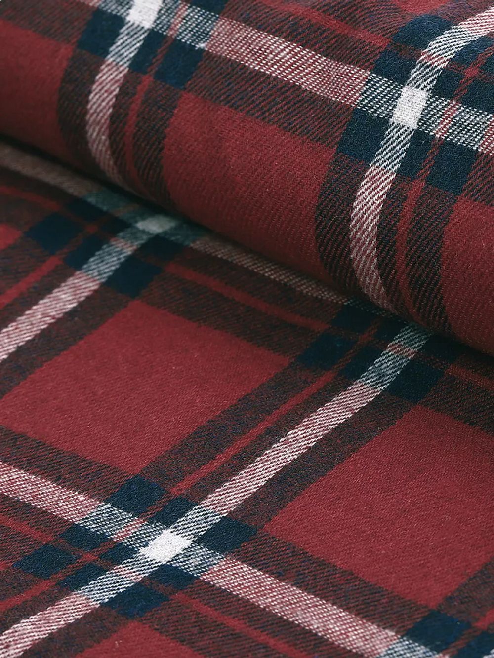 Фланель рубашечная 150 г/м², 150 см / 2 метра, арт.Fl.T310.3 цв.3 красный