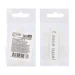 Надписи для открыток 70х15 мм, 7х1.5 см, 25 шт, 05 С новым годом (серебро), Mr.Painter MCB-03