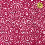 Кружево бельевое эластичное 205 мм / 25 м, TBY.YSTL00839, цв.18-1750 карминовый красный, Kruzhevo