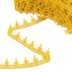 Тесьма металлизированная Корона 15 мм / 20 метров, под золото/gold, Blitz