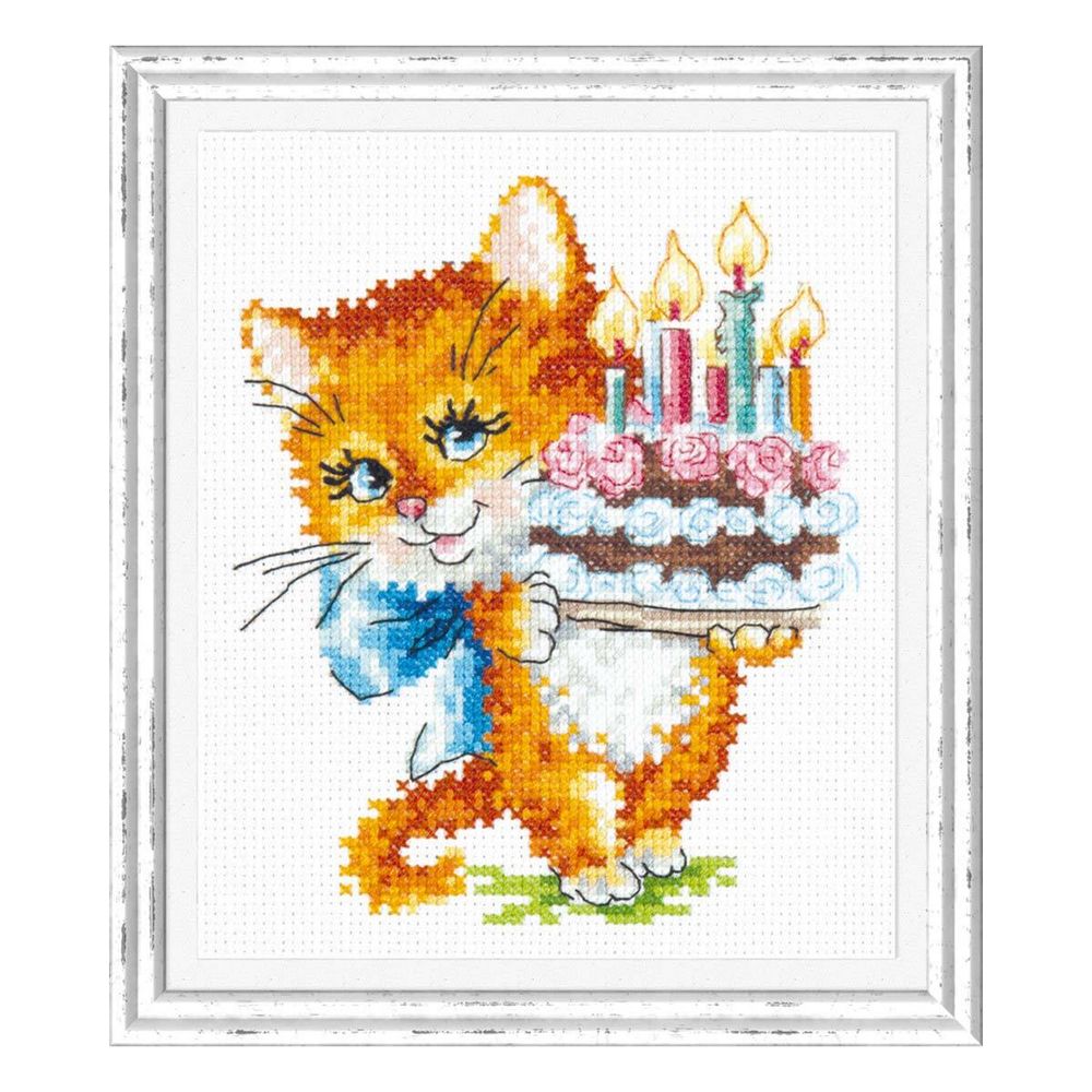 Набор для вышивания нитками Чудесная игла, И счастья в личной жизни! 12х15 см