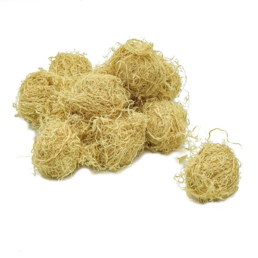 Декоративные элементы натуральные. Шарики из бамбука, 6 см, 10 шт/уп