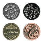 Пуговицы джинсовые 20 мм, 24 шт, 04 никель, Micron BJ 006