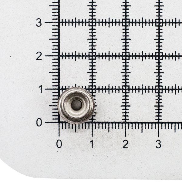 Часть кнопки Альфа (S-образная) ⌀11 мм (D-часть), 5/12 пруж. никель ГР, 100 шт, BIG