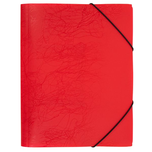 Папка на резинке A4 600 мкм 35 мм, волокно, 5 шт, красный new EC21043004, Expert Complete