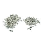 Хольнитены сумочные ⌀7 мм, h=14 мм, двухсторонние, BIG, никель, 100 шт