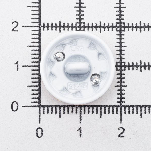 Пуговицы на ножке 28L=18 мм, металл, GD.White (золото-белый), 10 шт, MP13