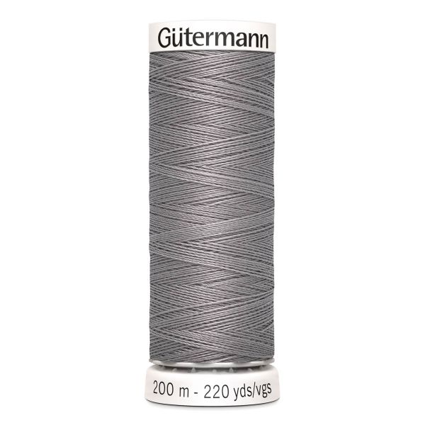 Нитки универсальные Gutermann Sew-all, 200м, 493 пепельно-серый, 5 катушек