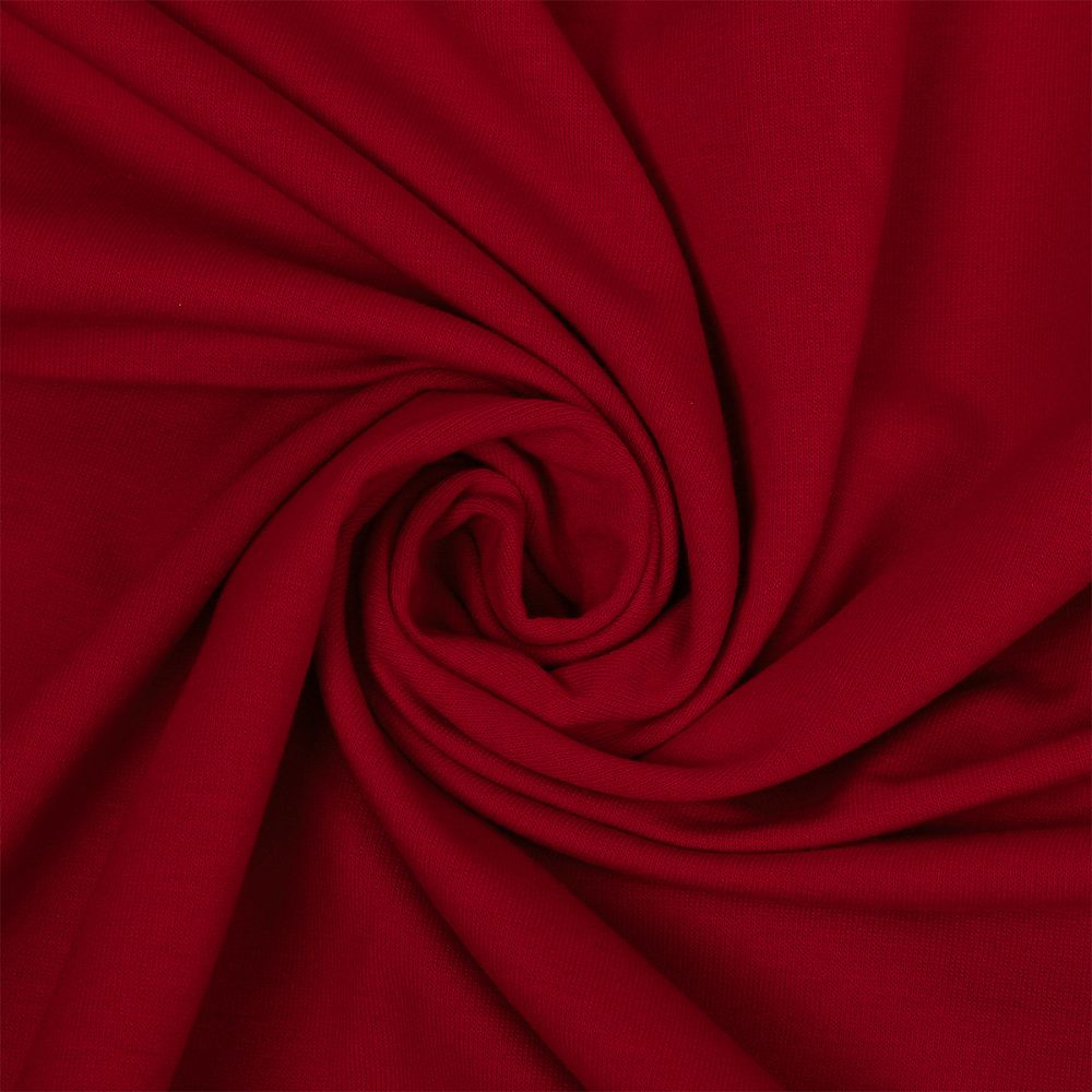 Футер 2-нитка петля поликоттон стрейч 220 г/м², 160 см / 3 метра, ФУТ2Х.TBY.ХЛ-ПЭ.S171.3, цв.S171 красный