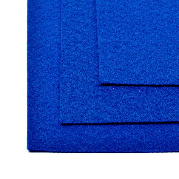 Фетр листовой жесткий 1.0 мм, 20х30 см, 10 шт, цв. 675 синий