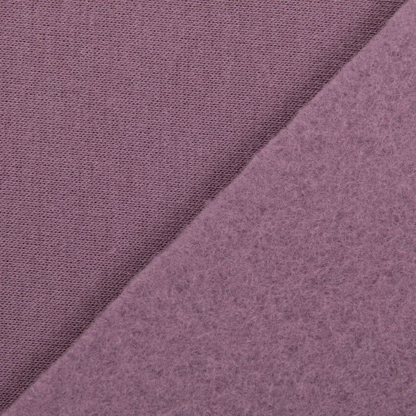 Футер 2-нитка с начесом 275 г/м², 150х180±5 см, баклажан/eggplant, Gamma DBKTN