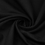 Футер 2-нитка петля поликоттон стрейч 220 г/м², 160 см / 3 метра, ФУТ2Х.TBY.ХЛ-ПЭ.ЧЕР.3, цв.черный