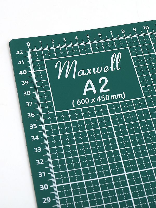 Коврик раскройный для пэчворка А2 45х60 см, 3 мм двухсторонний трехслойный