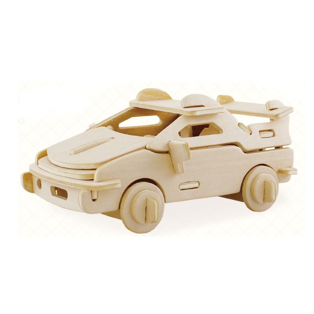 Пазл 3D 13х9х6 см, ROT-007, гоночная машина, Rezark ROT-007