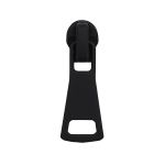 Слайдер (замок) для молнии спираль Т5 (5 мм), черная резина С5 34х14 мм, 20 шт, ГЛТ9519