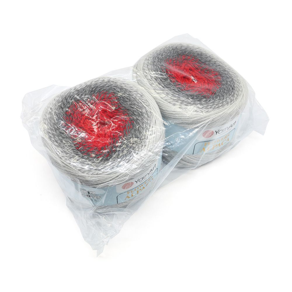 Пряжа YarnArt (ЯрнАрт) Flowers Alpaca / уп.2 мот. по 250 г, 940м, 436
