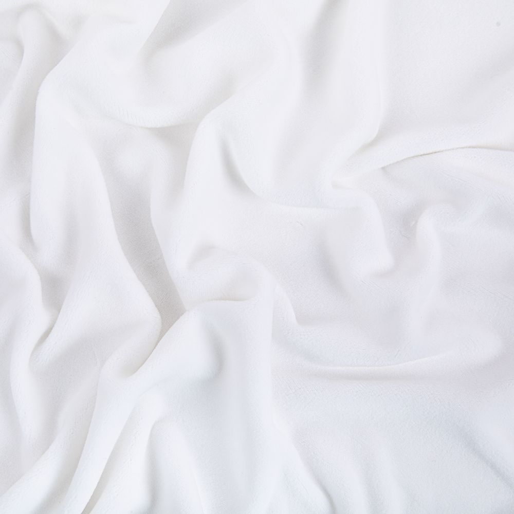 Велюр 240 г/м², 185 см / 5 метров, белый/white, Gamma VELR