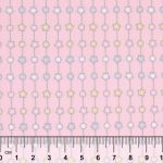 Ткань для пэчворка Peppy Молочные сны фланель, рулон 112 см / 5 метров, МС-14 розовый, Peppy
