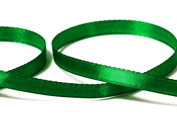 Лента атласная 1-сторонняя 6.0 мм / 33±2 метра, 035 зеленый, Blitz