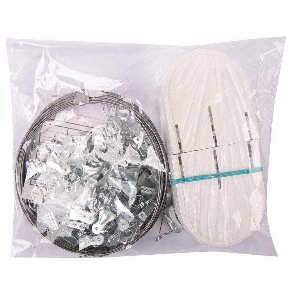 Карниз-струна 7 метров, с металлическими зажимами (40 шт), Gamma С-119