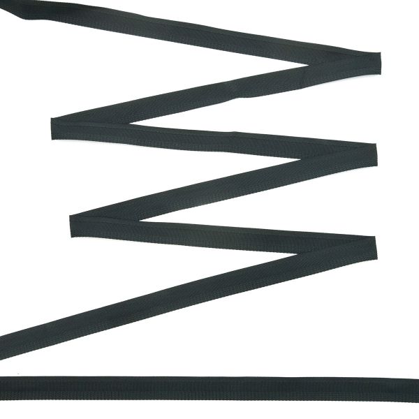 Тесьма брючная 15 мм, С790 (005 черный), 25 м