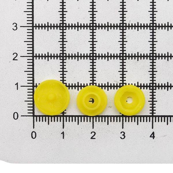 Кнопка рубашечная ⌀12,5/10мм пластик (≈1000 шт) New Star (110 жёлтый)