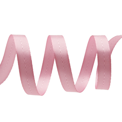Лента декоративная ёлочка 15.0 мм / 20±1 метров, 19 розовый