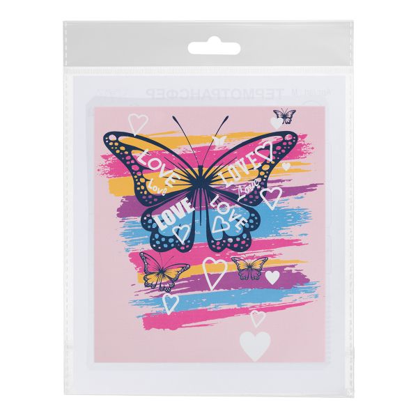 Термотрансфер, 1 шт, М-226 бабочка 17х15.4 см, Gamma M №02