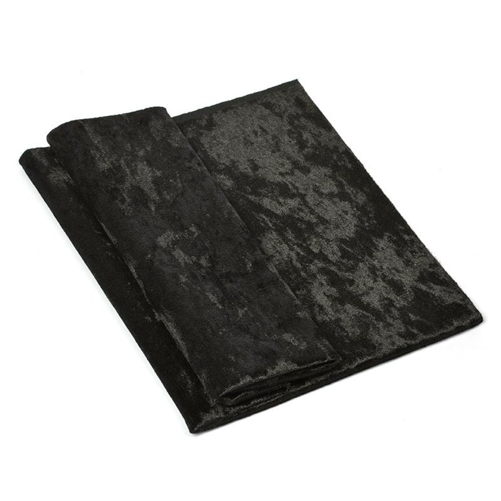 Плюш винтажный М-4007, 22977 50х50 см, черный 100% п/э