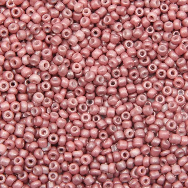 Бисер Astra&Craft 11/0 (2.1 мм), 200 г (10х20 г), цв. 923-О пудрово-розовый /непрозрачный, матовый