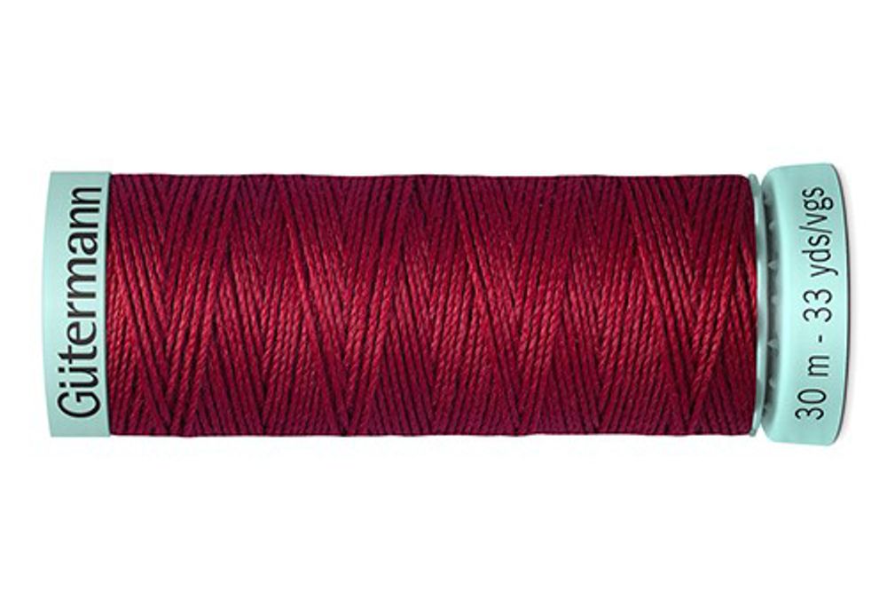 Нитки шелковые Gutermann Silk R753, 30м, 367 т.красный, 5 катушек /TOS/