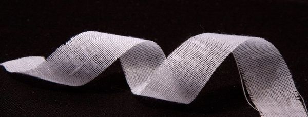 Усилитель для кожи 80 г/м², +5 г/м², бумага, 15 мм, сплошной клей PA, 30 м, белый, L3GE26, Danelli, OEKO-TEX®