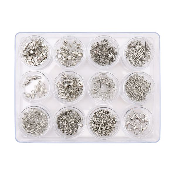 Набор фурнитуры для изготовления бижутерии, серебро Astra&Craft, 66968