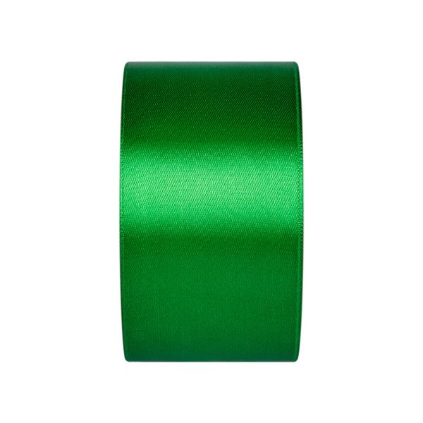 Лента атласная 1-сторонняя 50.0 мм / 33±2 метра, 134 зеленый, Gamma