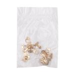 Крючки пришивные декоративные 10х21 мм, золото, 10 шт