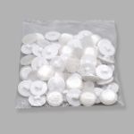 Пуговицы на ножке 32L (20мм), пластик (Wht-01 белый), 72 шт, CR P-45