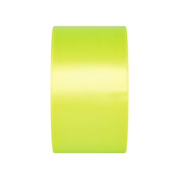 Лента атласная 1-сторонняя 50.0 мм / 33±2 метра, 058 ярко-лимонный, Gamma
