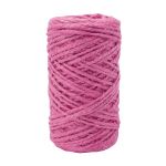 Шпагат джутовый ⌀1.4 мм / 50 метров (50 г), 2-ниточный, 1200 текс, евробобина, розовый