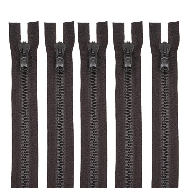 Молния трактор Arta Т8 (8 мм) 2 зам., разъем., 70 см, цв. 068 т.коричневый, уп.5 шт